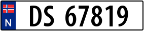 Truck License Plate